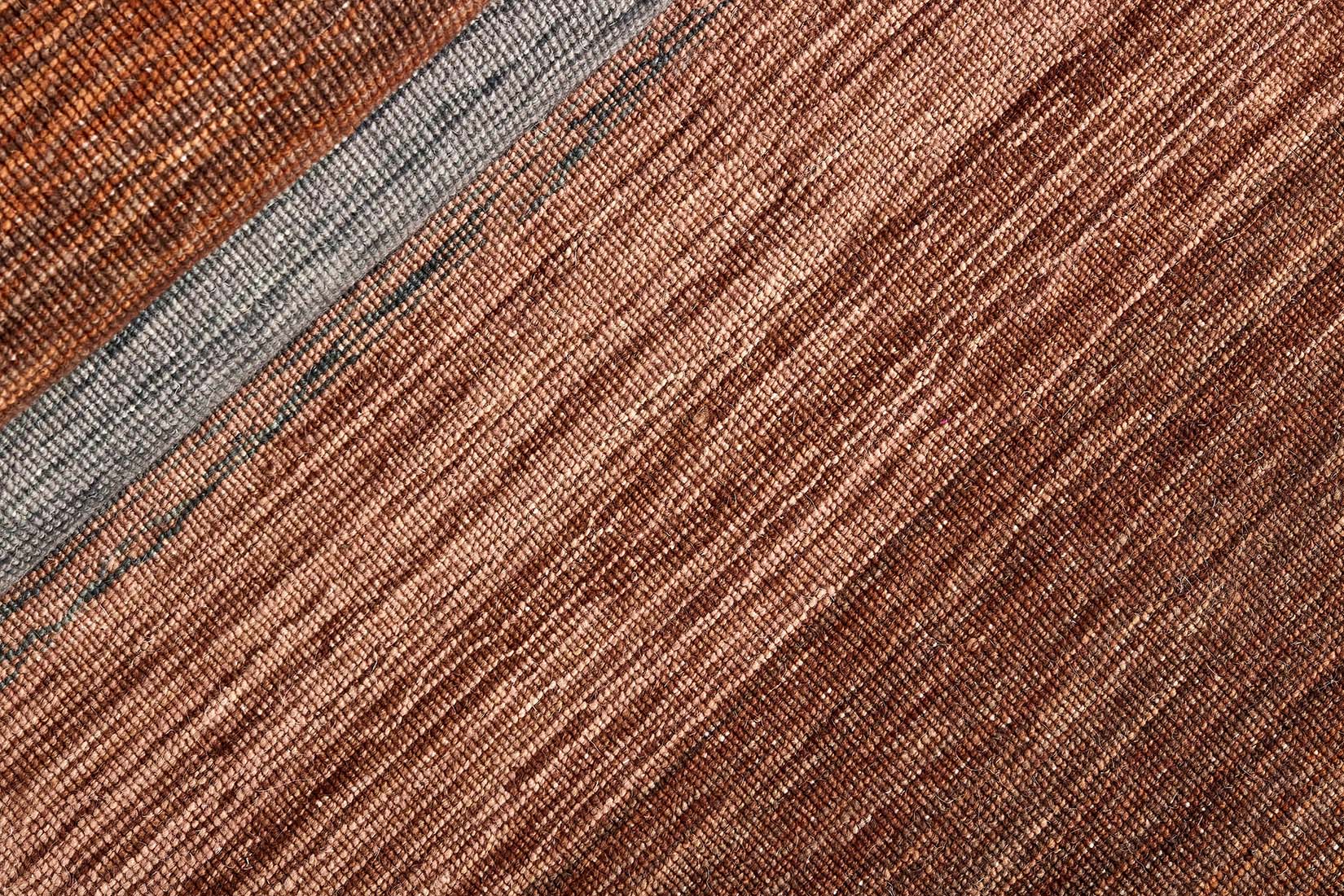 blue and orange ombre kelim runner