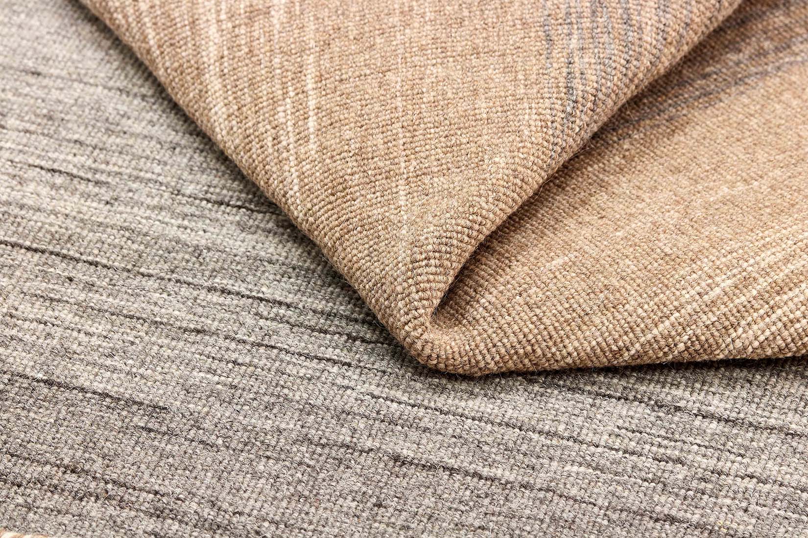 rown and charcoal ombre flatweave kelim runner