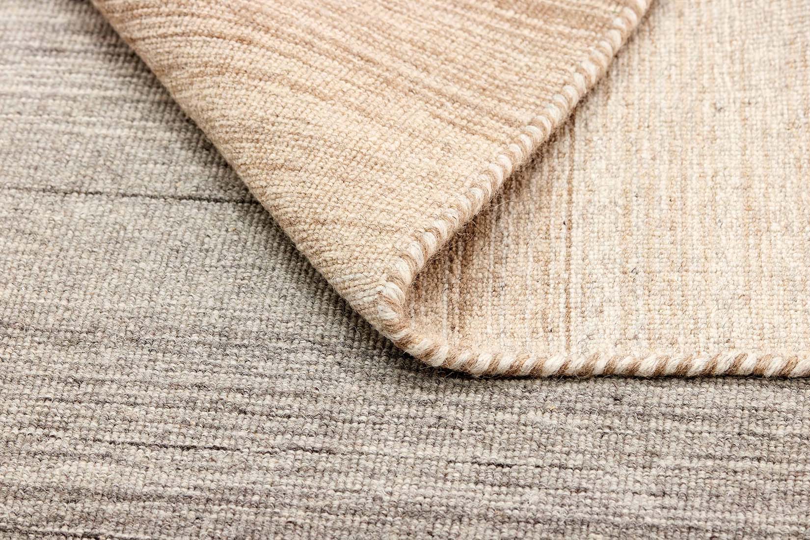 rown and charcoal ombre flatweave kelim rug