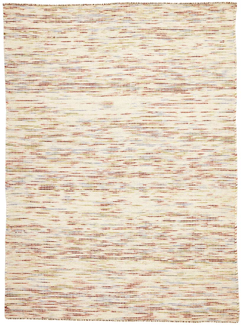 Multicolour textured area rug