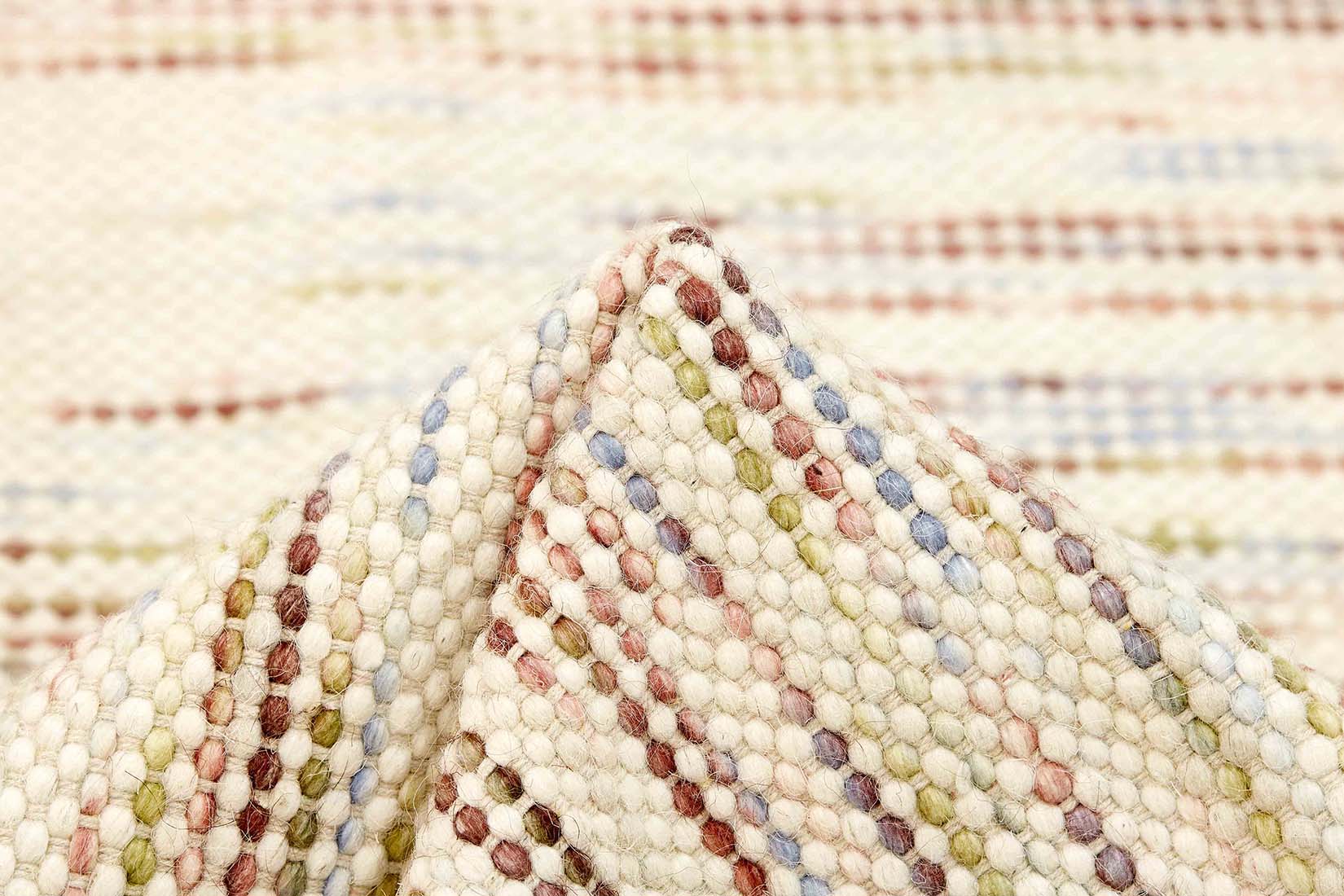 Multicolour textured area rug