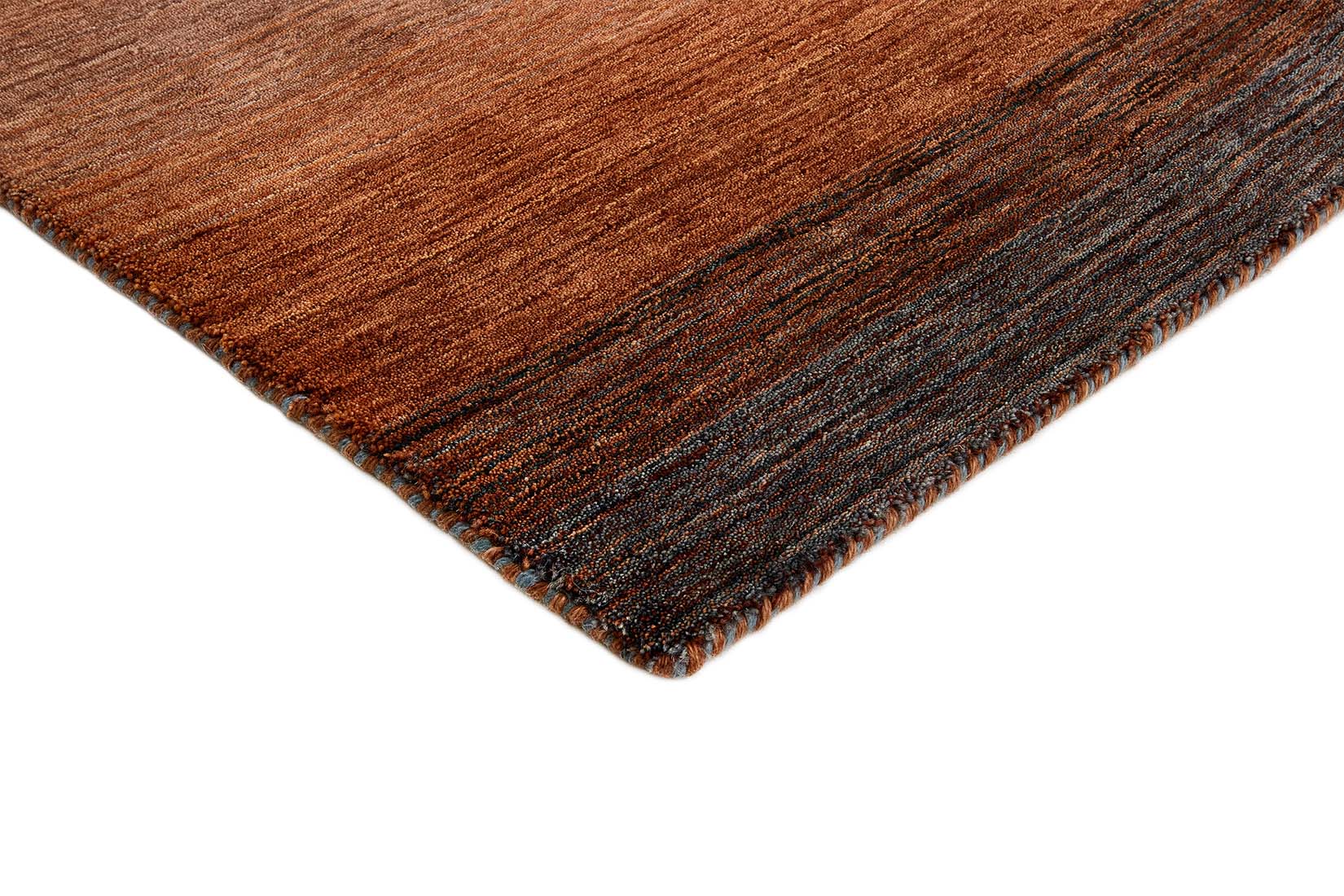 blue and black ombre runner