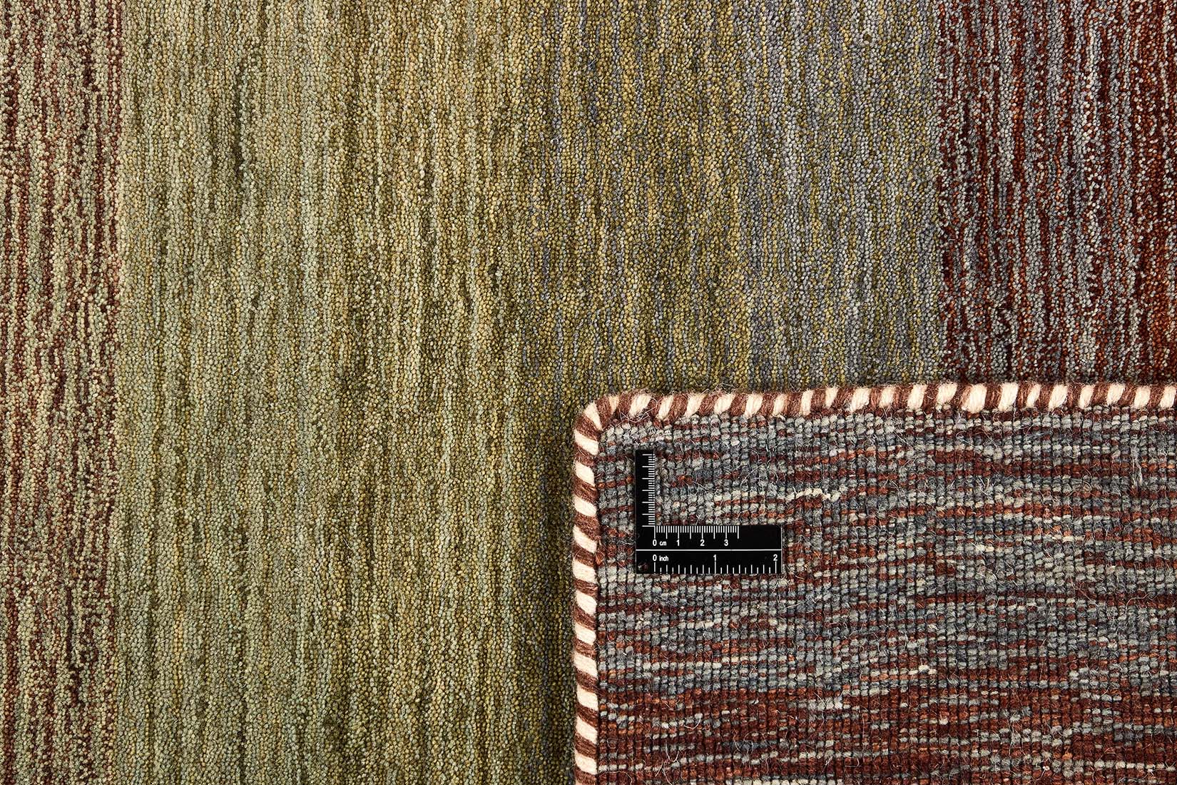 brown and cream ombre runner