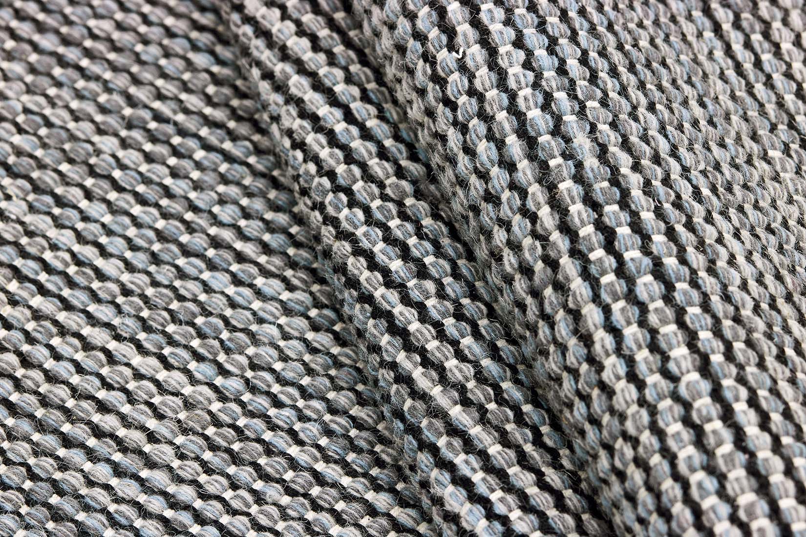 plain grey flatweave runner