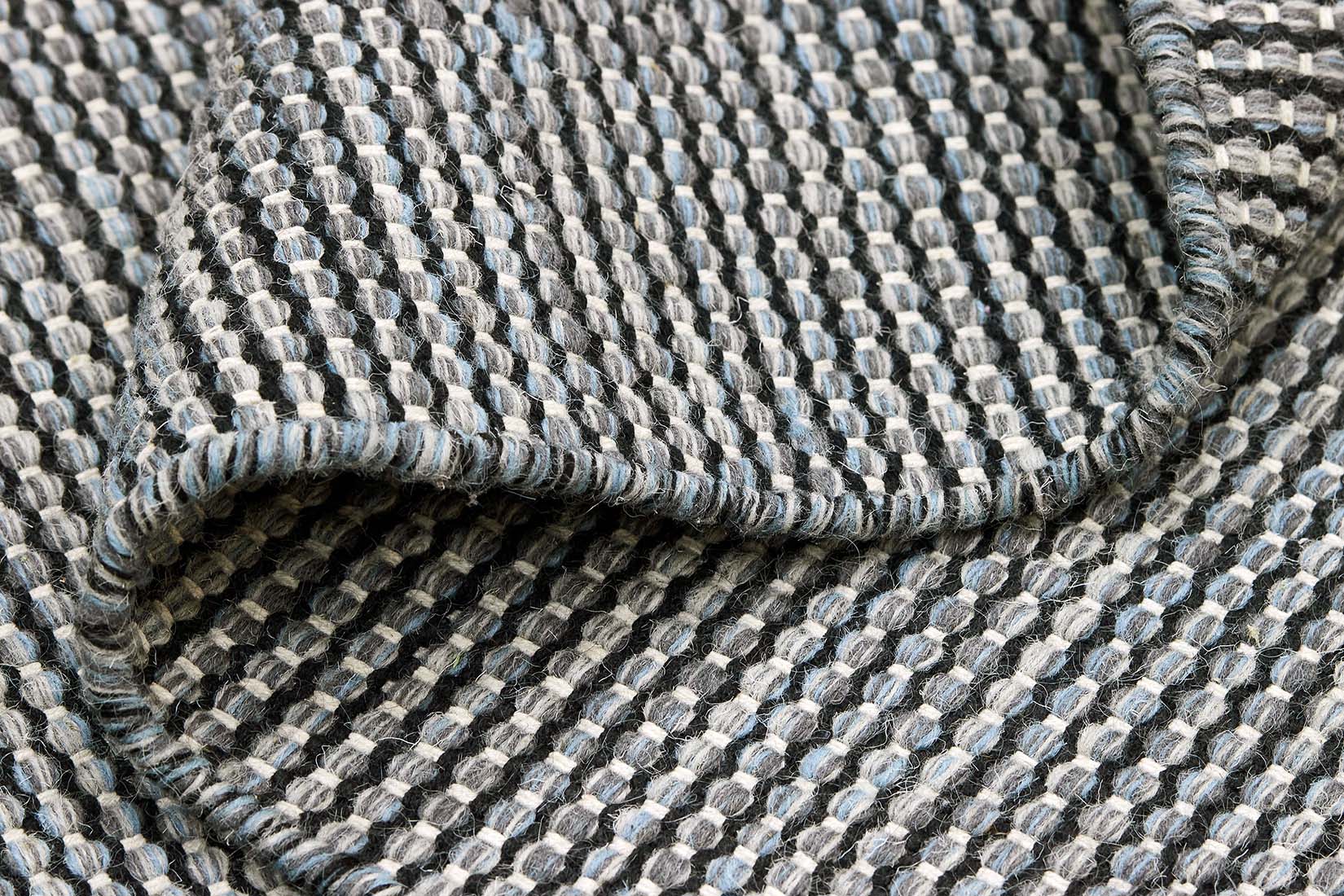 plain grey flatweave runner