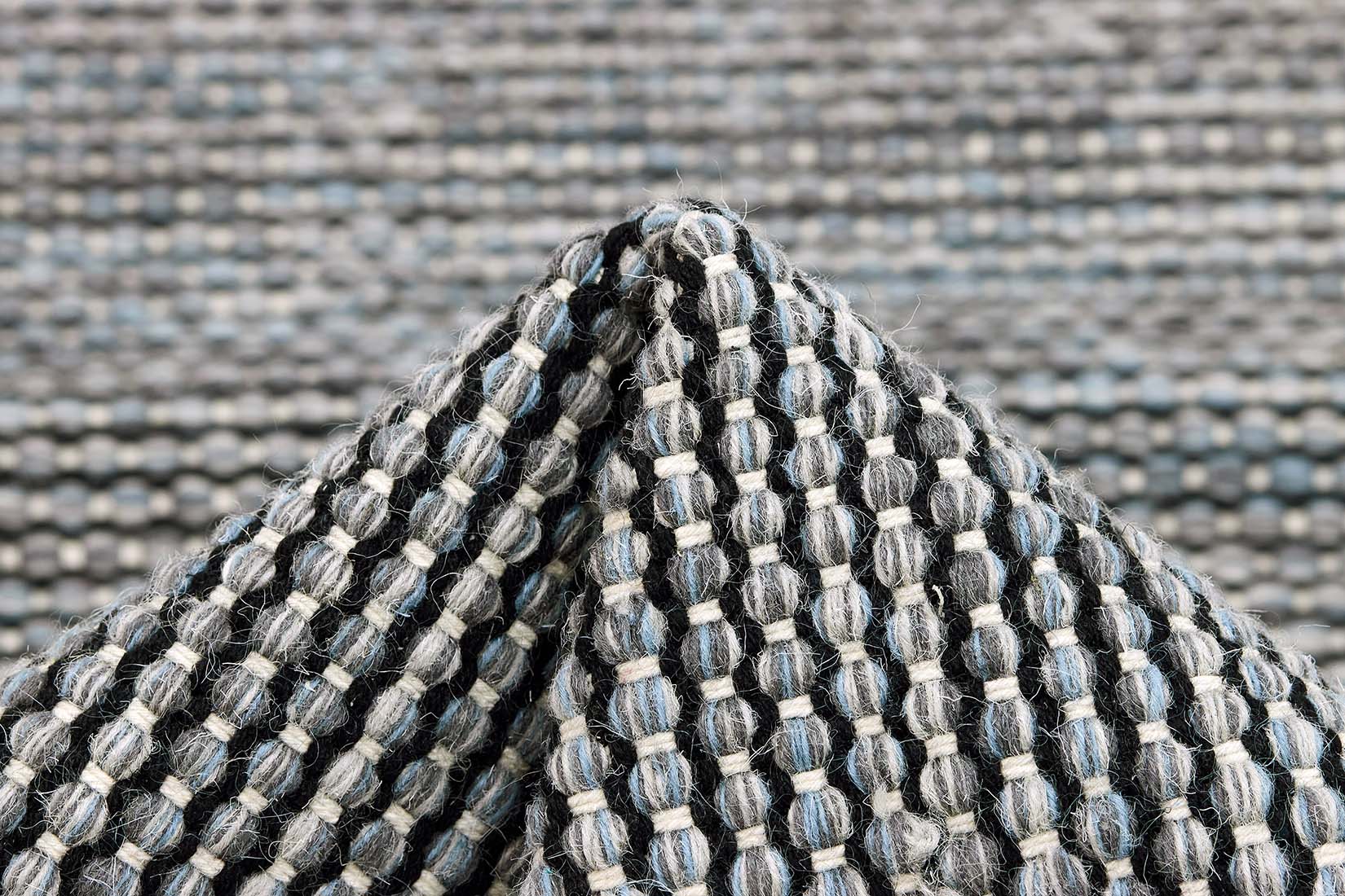 plain grey flatweave runner