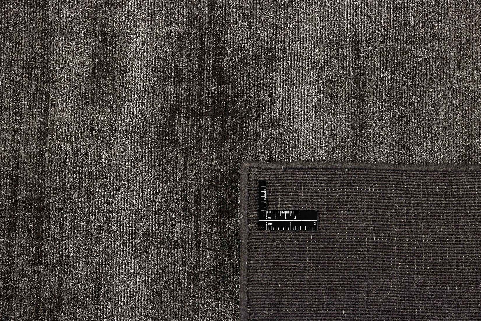 plain brown viscose rug