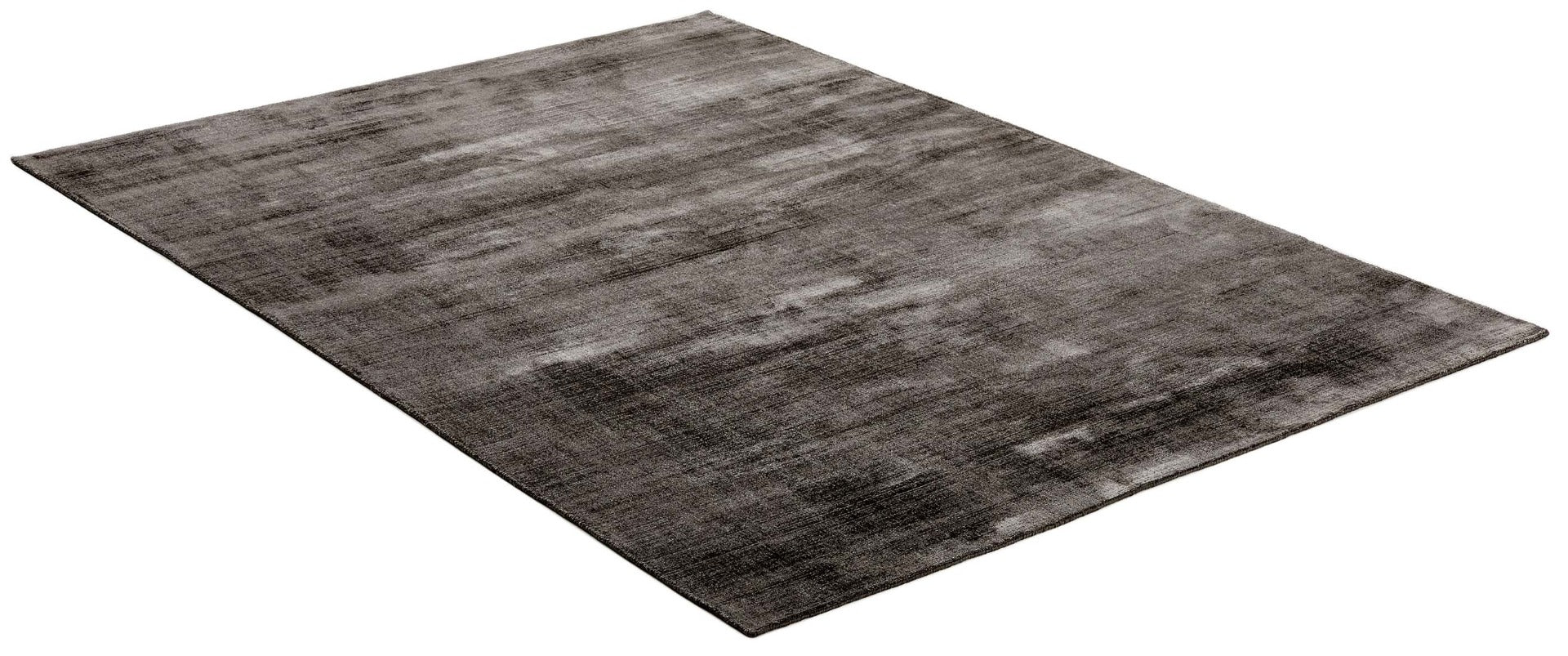 plain brown viscose rug