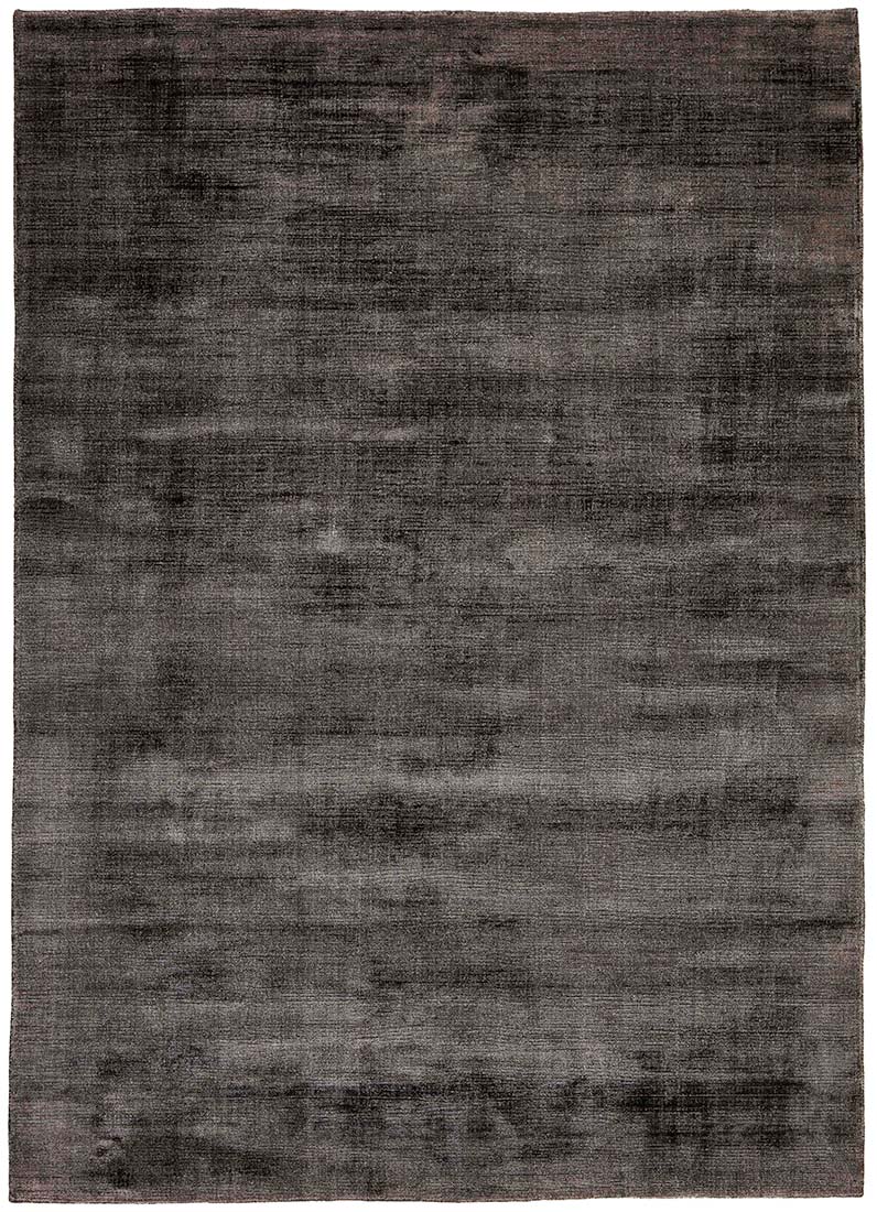 plain brown viscose rug
