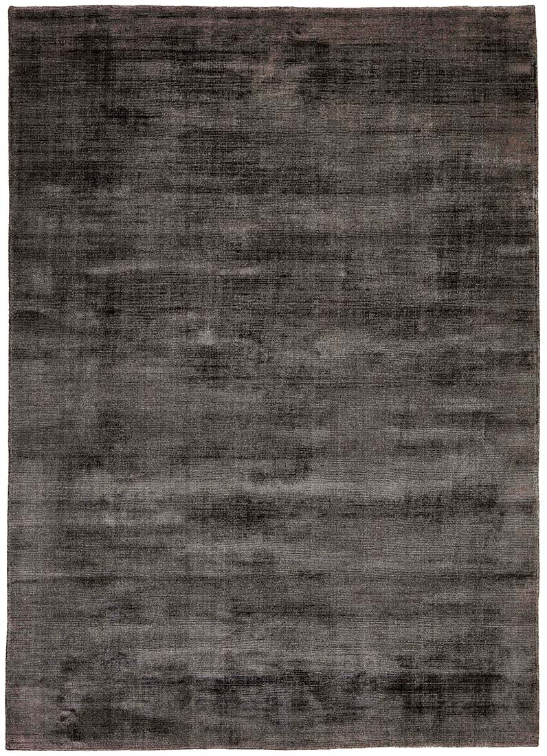 plain brown viscose rug