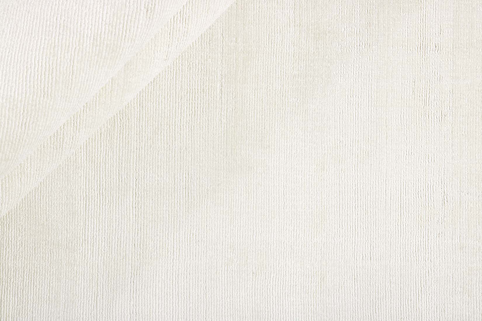plain white viscose rug
