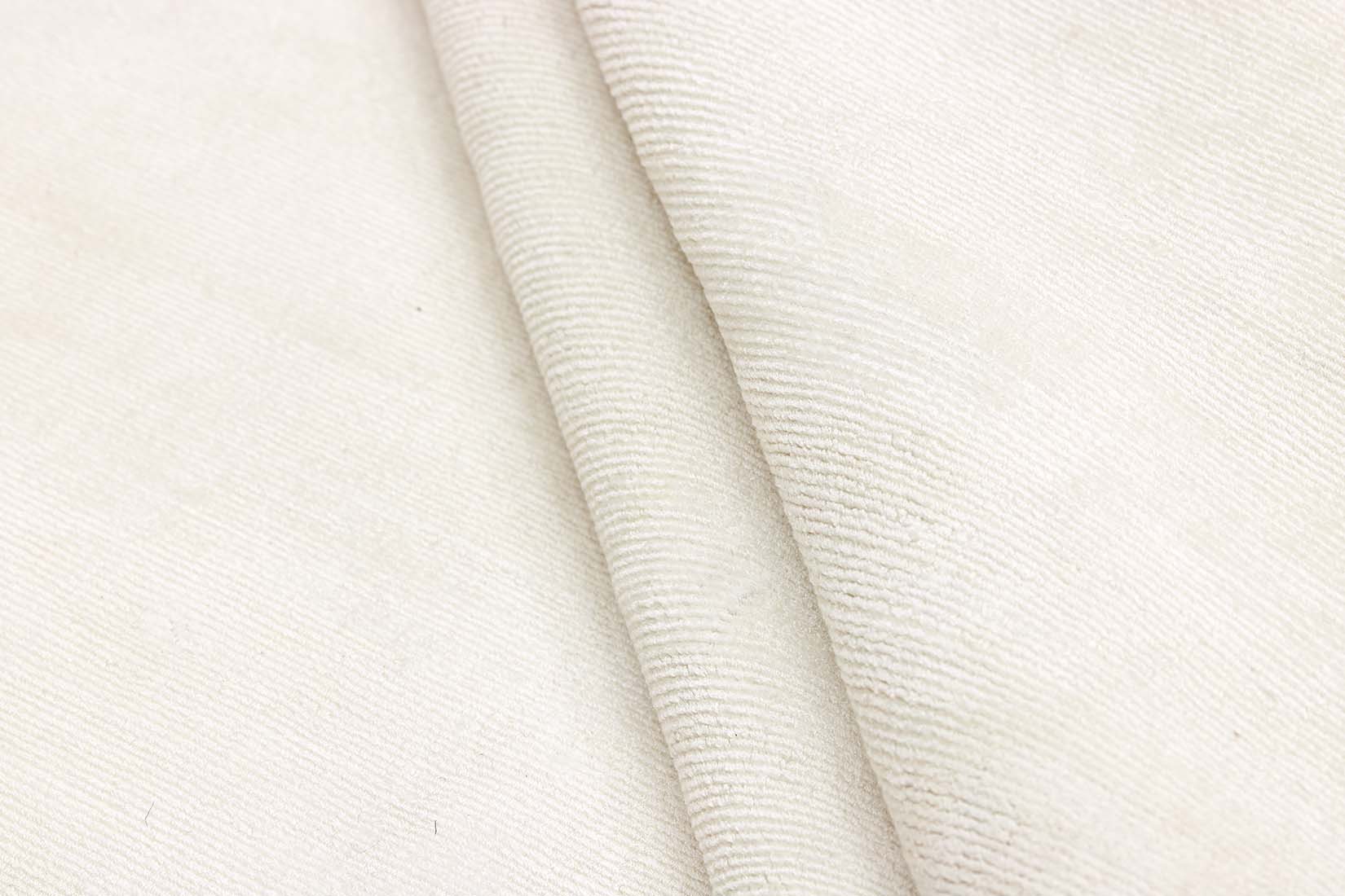 plain white viscose rug