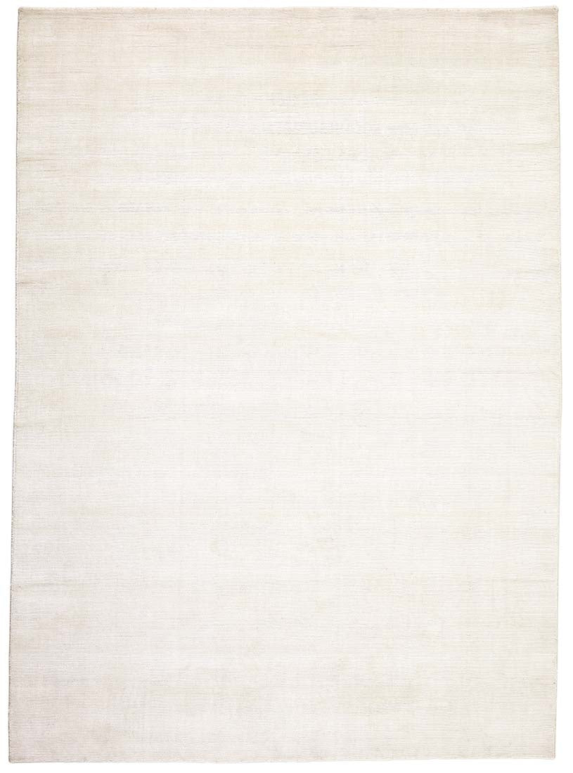 plain white viscose rug