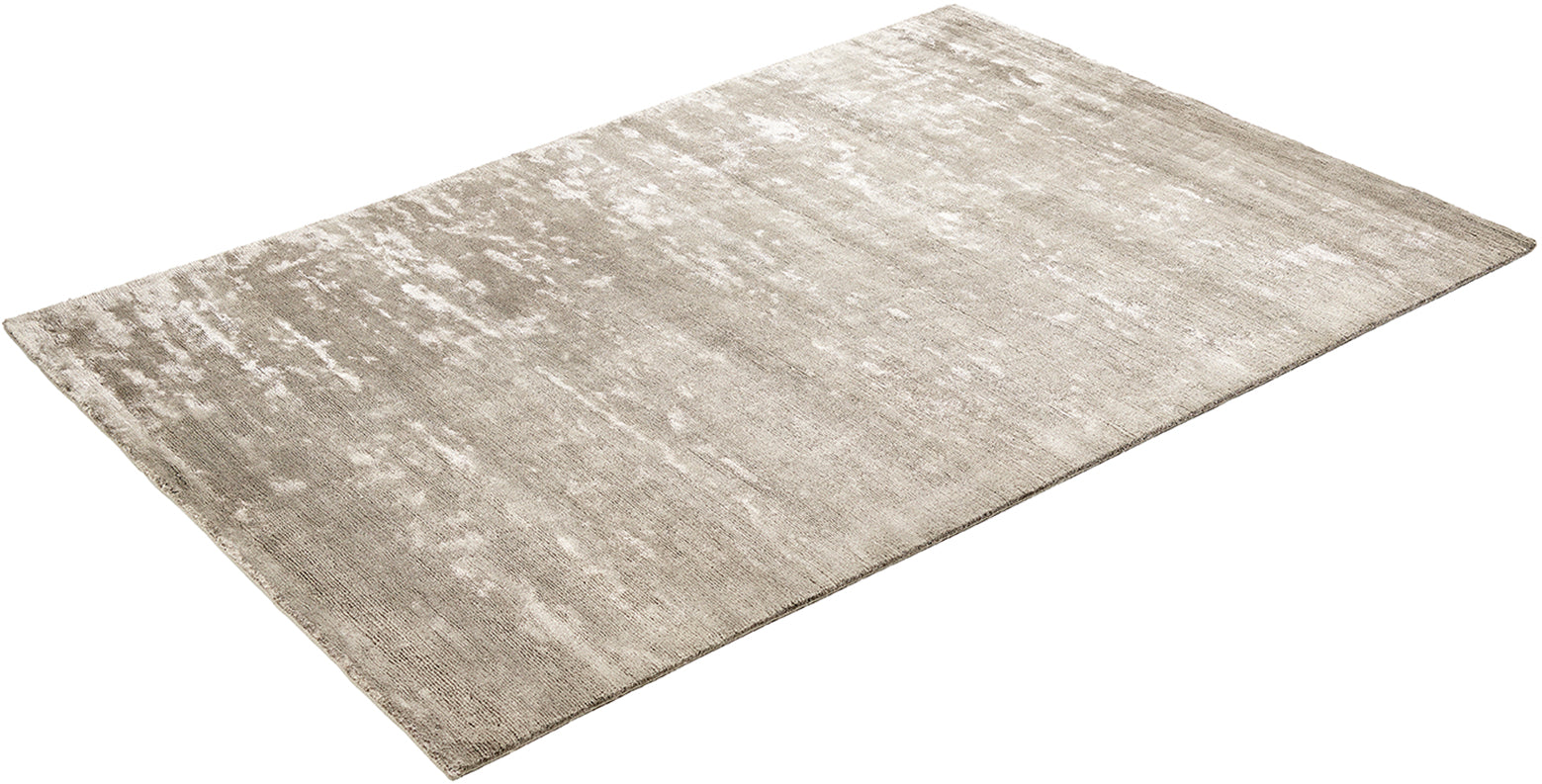 large plain light grey rug