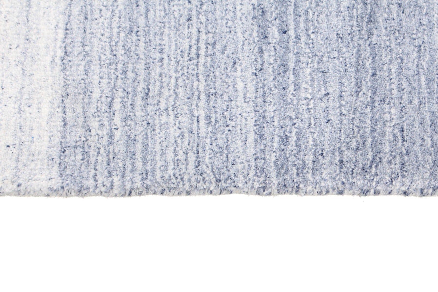 blue and white ombre runner