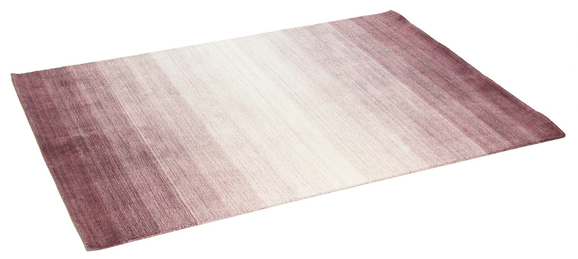 purple and pink ombre rug