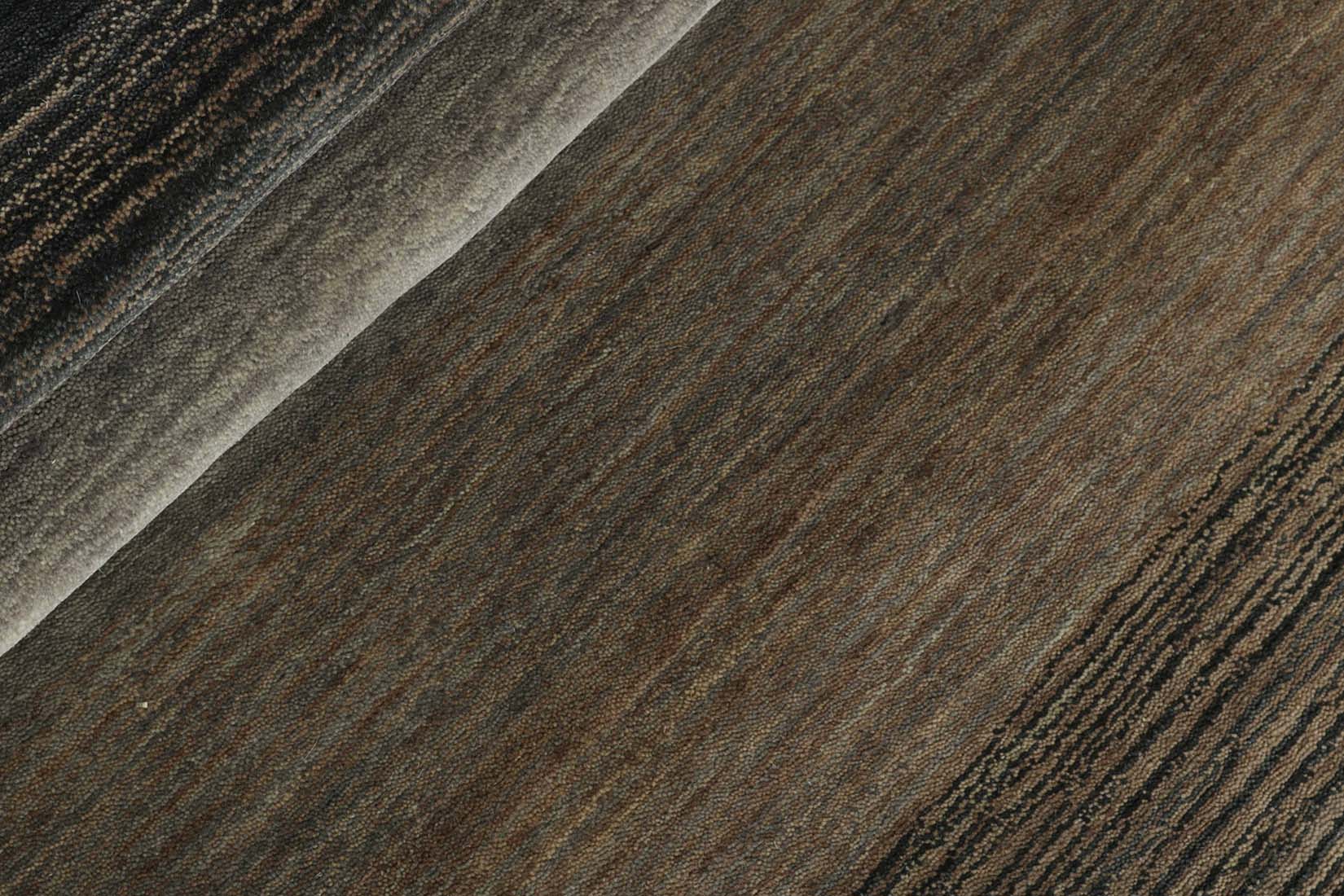 black and grey ombre rug