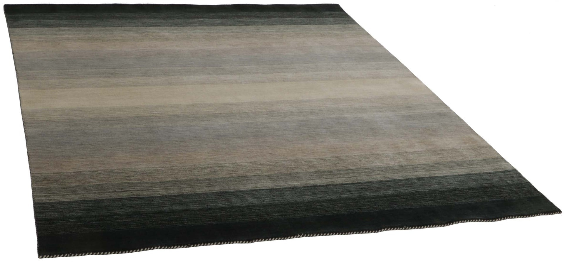black and grey ombre rug