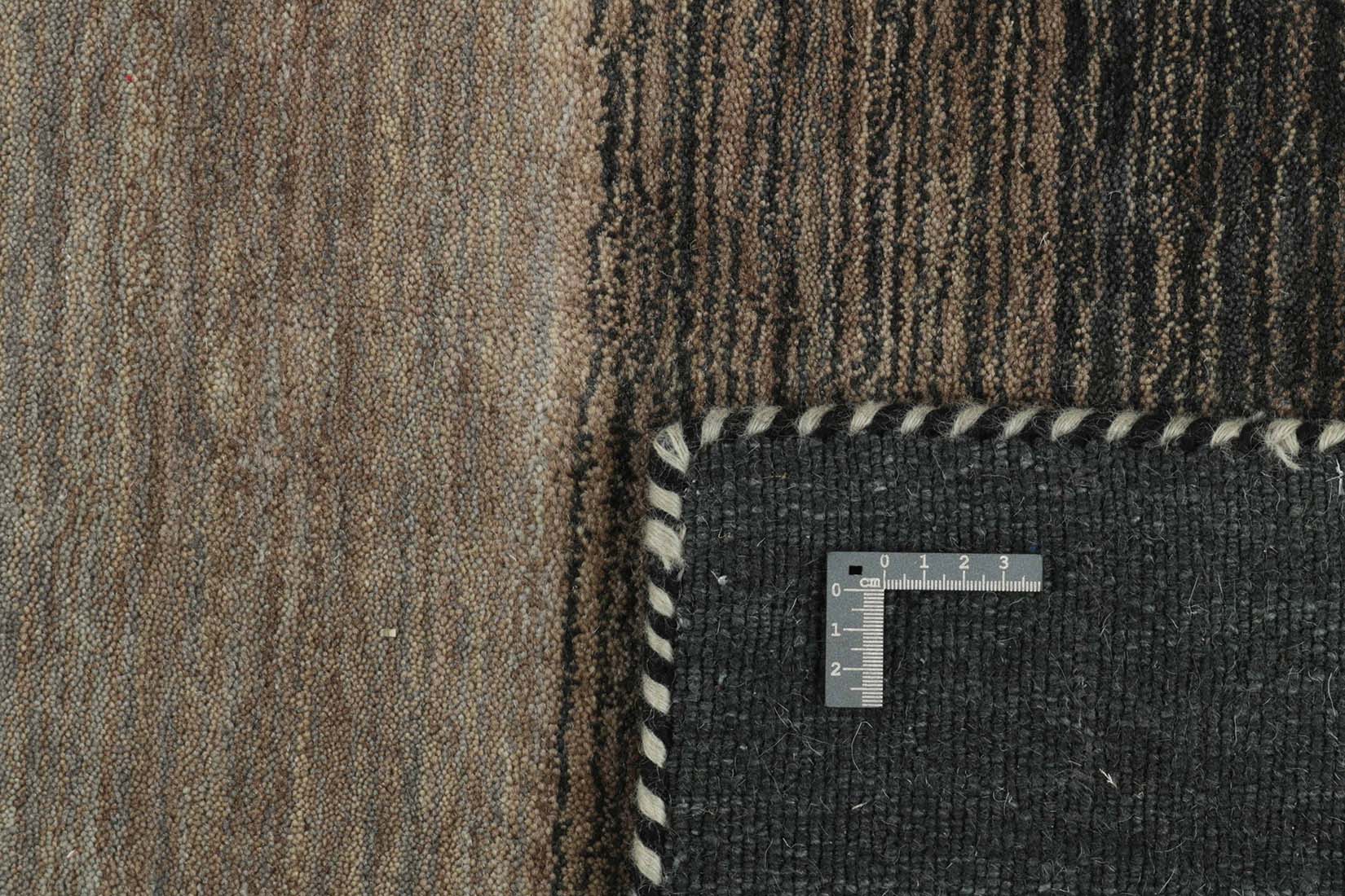 Panorama Wool Black Grey Runner