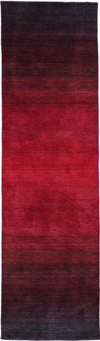 red and black ombre flatweave kelim runner
