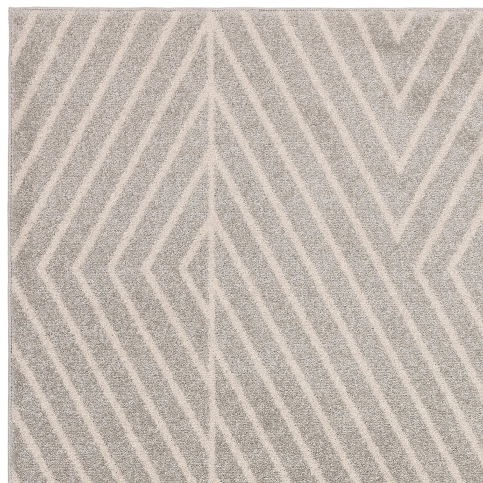 abstract grey flatweave rug