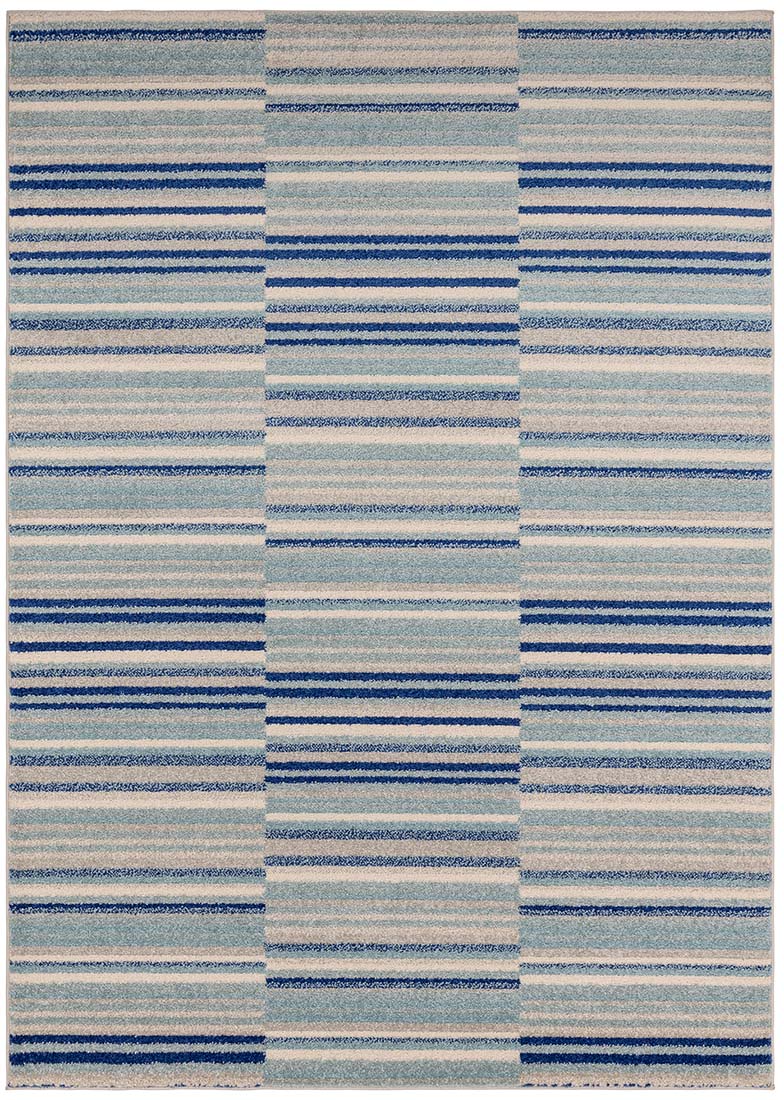 abstract blue flatweave rug