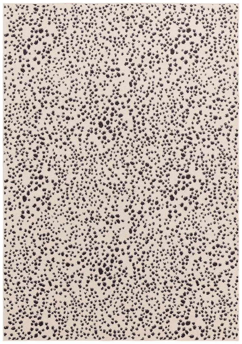 abstract black flatweave rug
