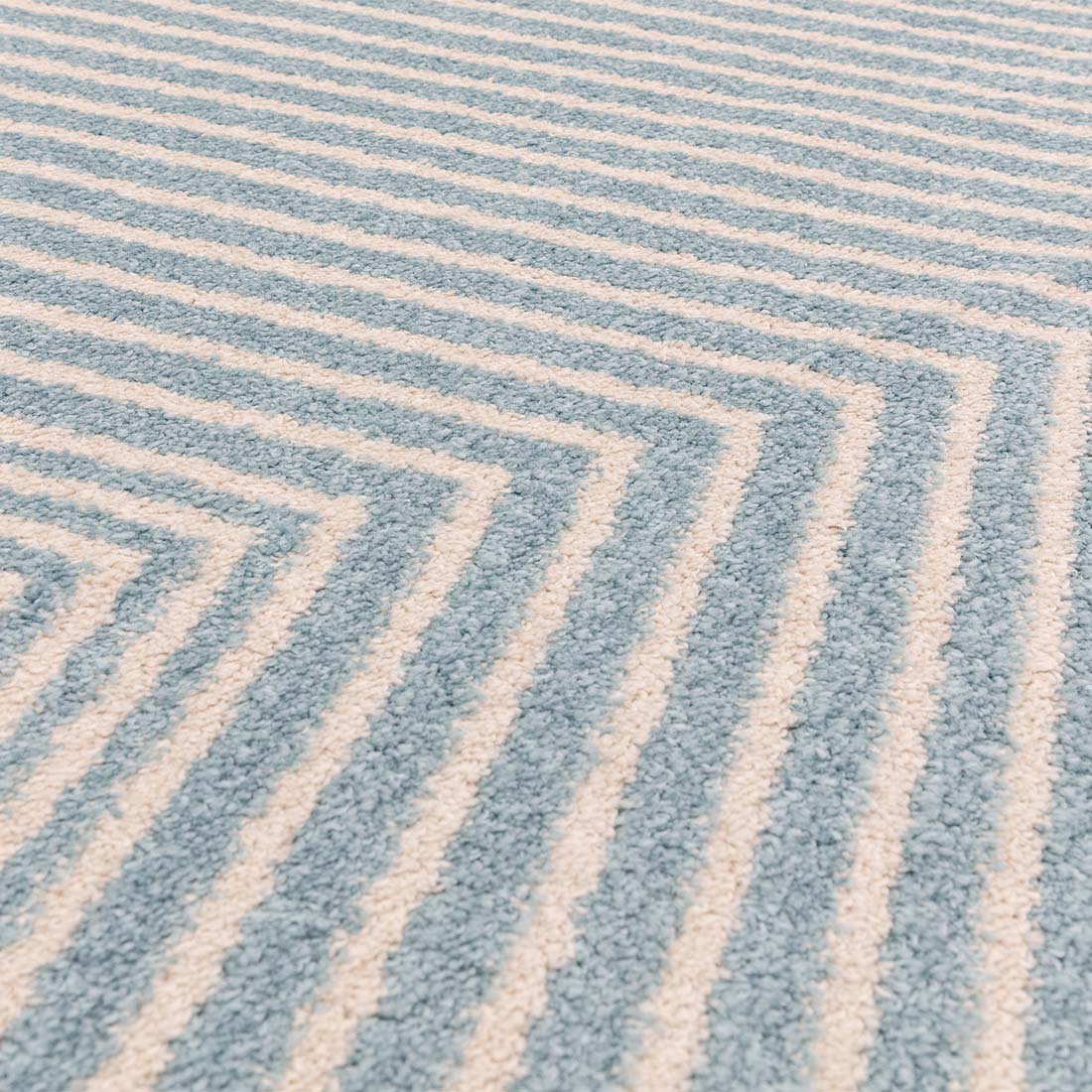 geometric blue flatweave rug