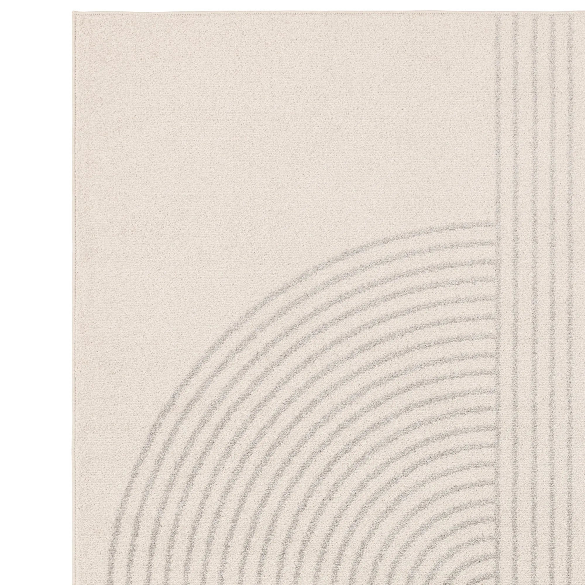 abstract cream flatweave rug