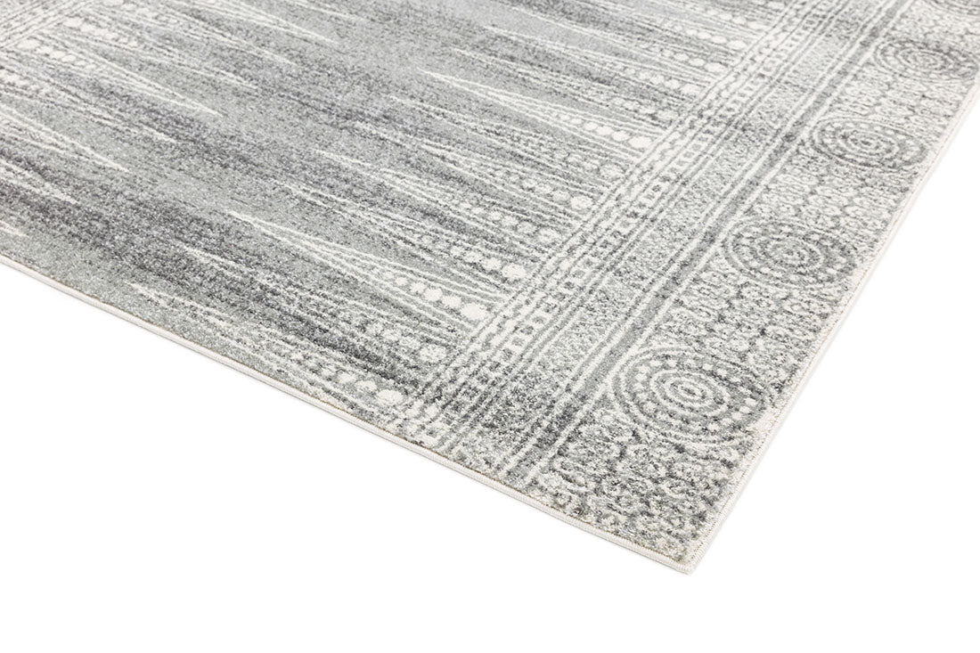 multicolour rug with an oriental design