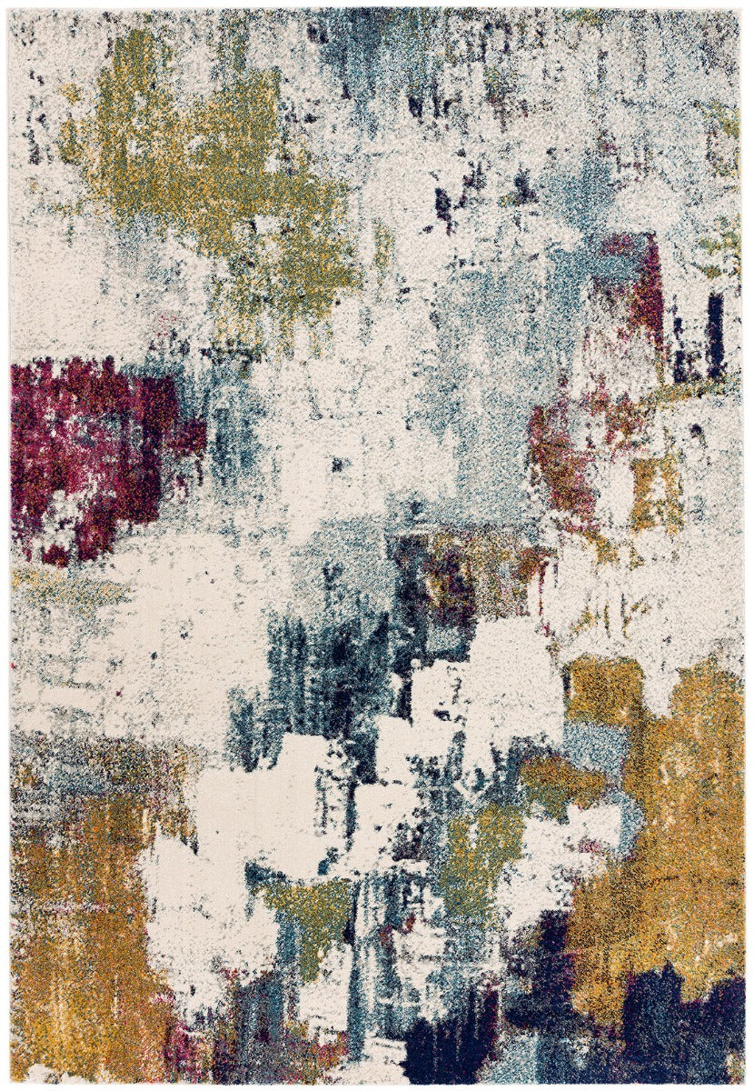 multicolour abstract rug