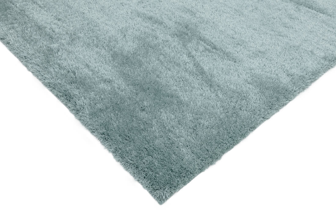 duck egg shaggy rug