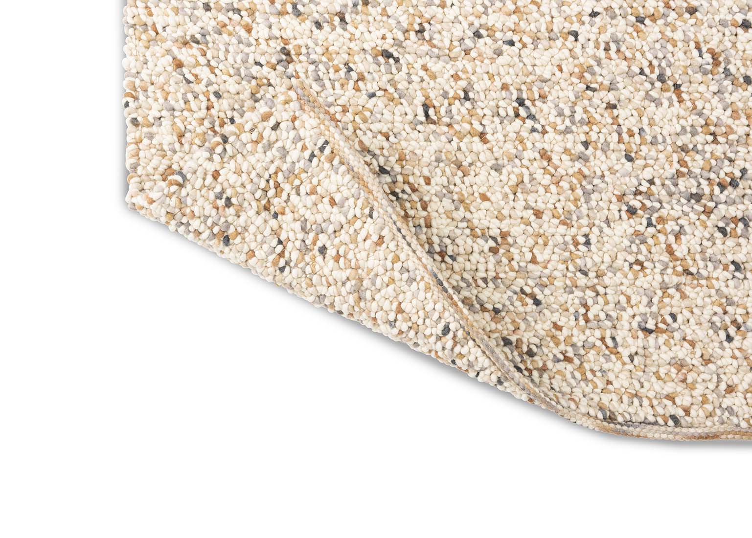 tan and grey textured area rug