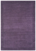 York Purple Plain Rug