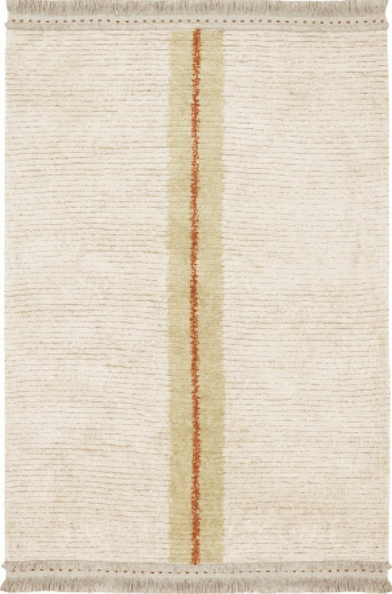 reversible textured rug in beige and sage