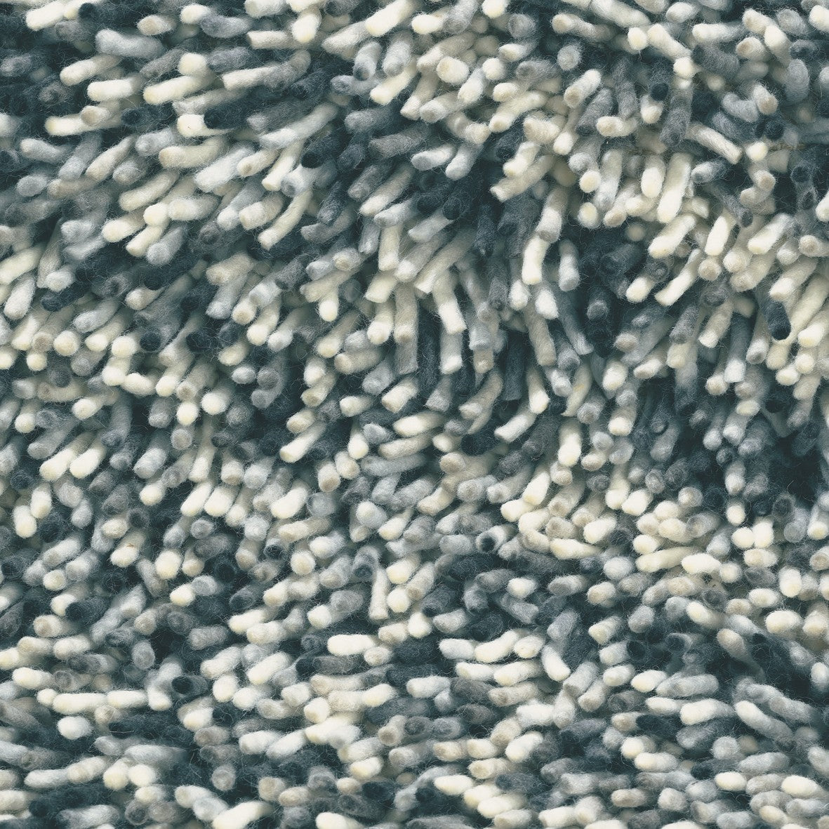 charcoal grey brink and campman shagpile wool rug