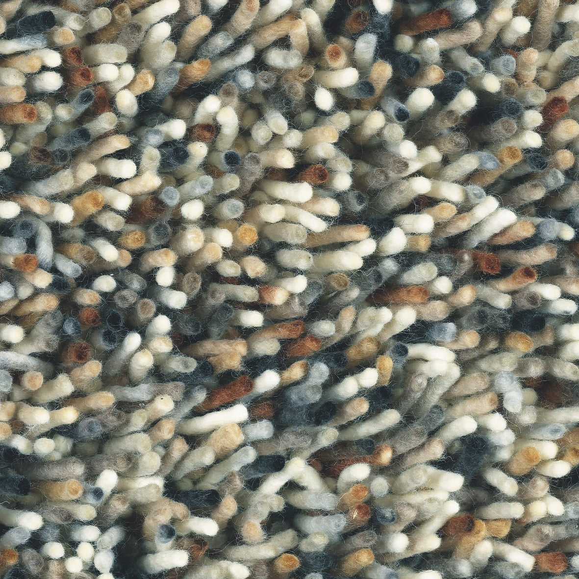 Brink & Campman Rocks Mix Multicoloured Shagpile Rug 70401 Custom