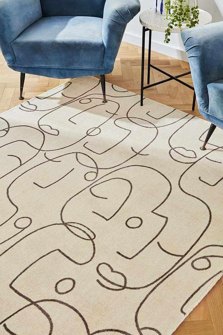 Scion Epsilon Charcoal Rug 23801