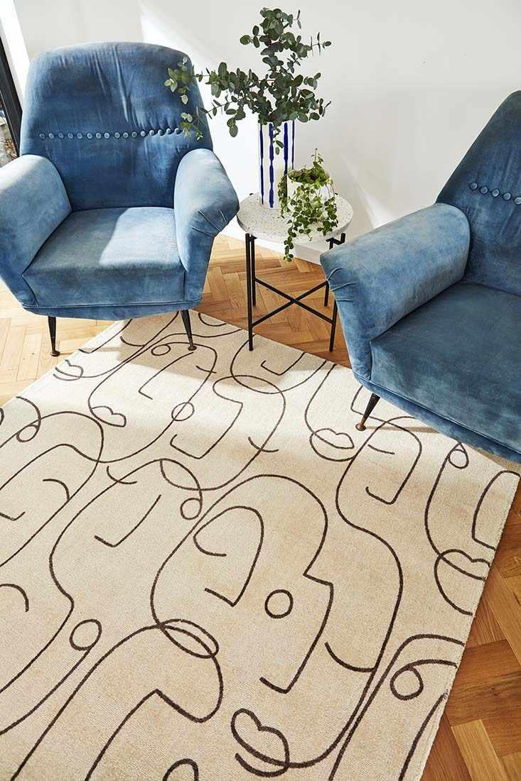 Scion Epsilon Charcoal Rug 23801