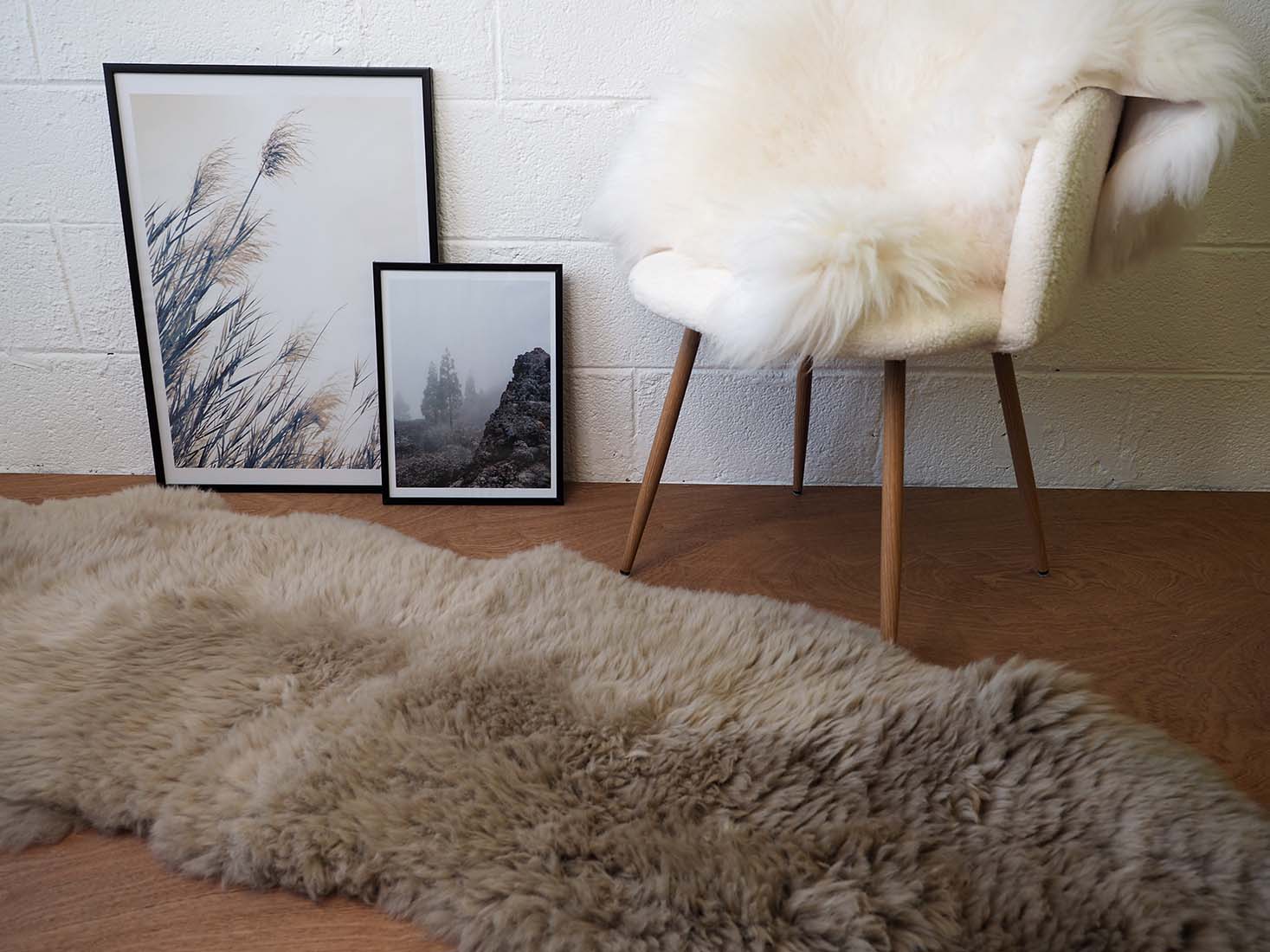 Irish cream sheepskiIrish cream sheepskin rug
n rug