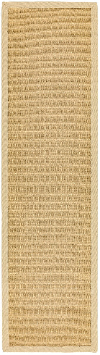 beige sisal rug with a beige border