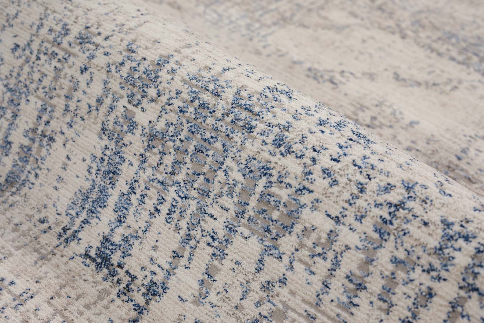 modern blue abstract area rug