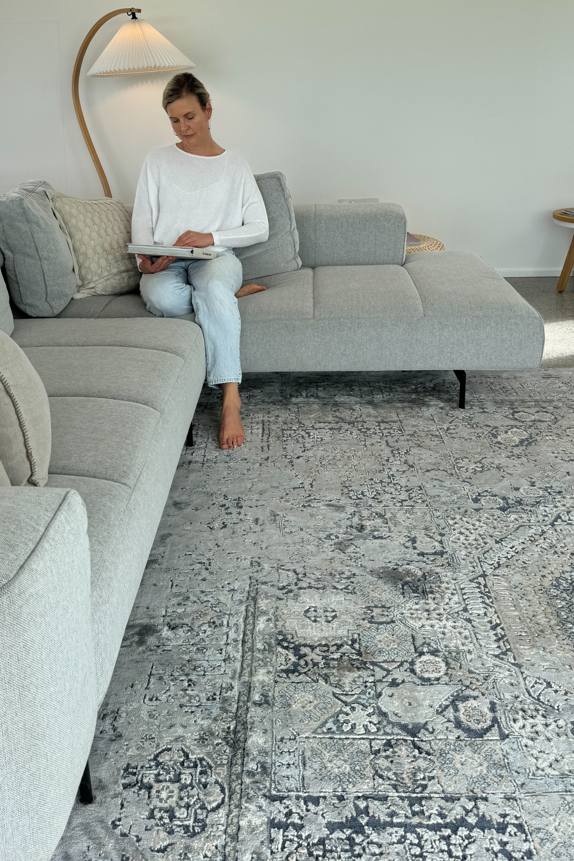 Thar Silken Grey Rug