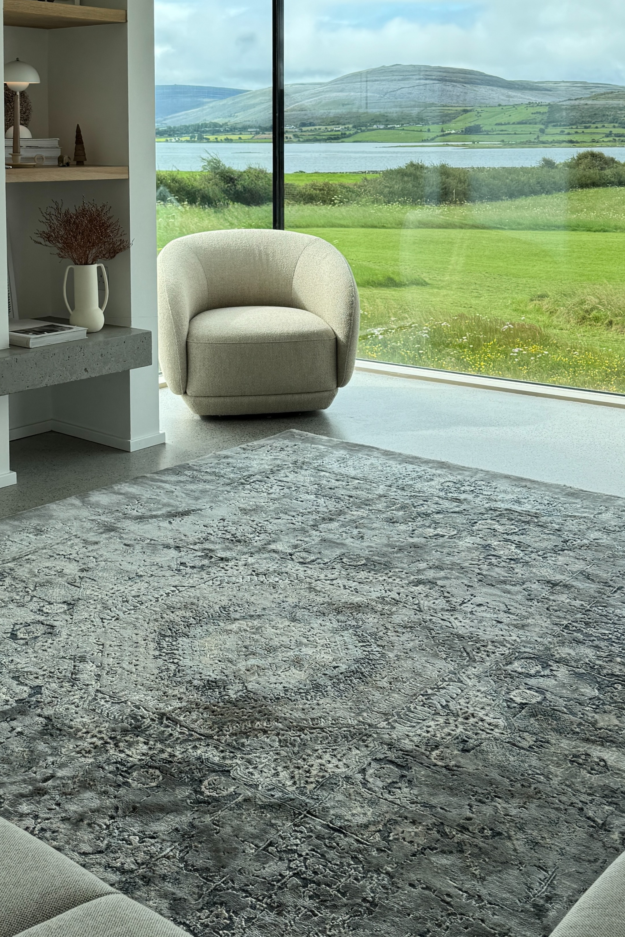 Thar Silken Grey Rug