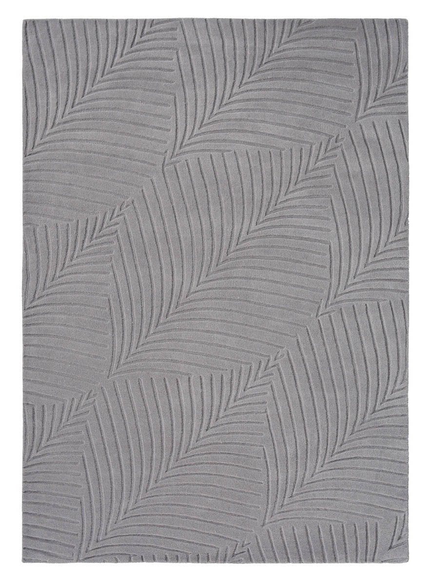 silver grey brink & campman shagpile rug