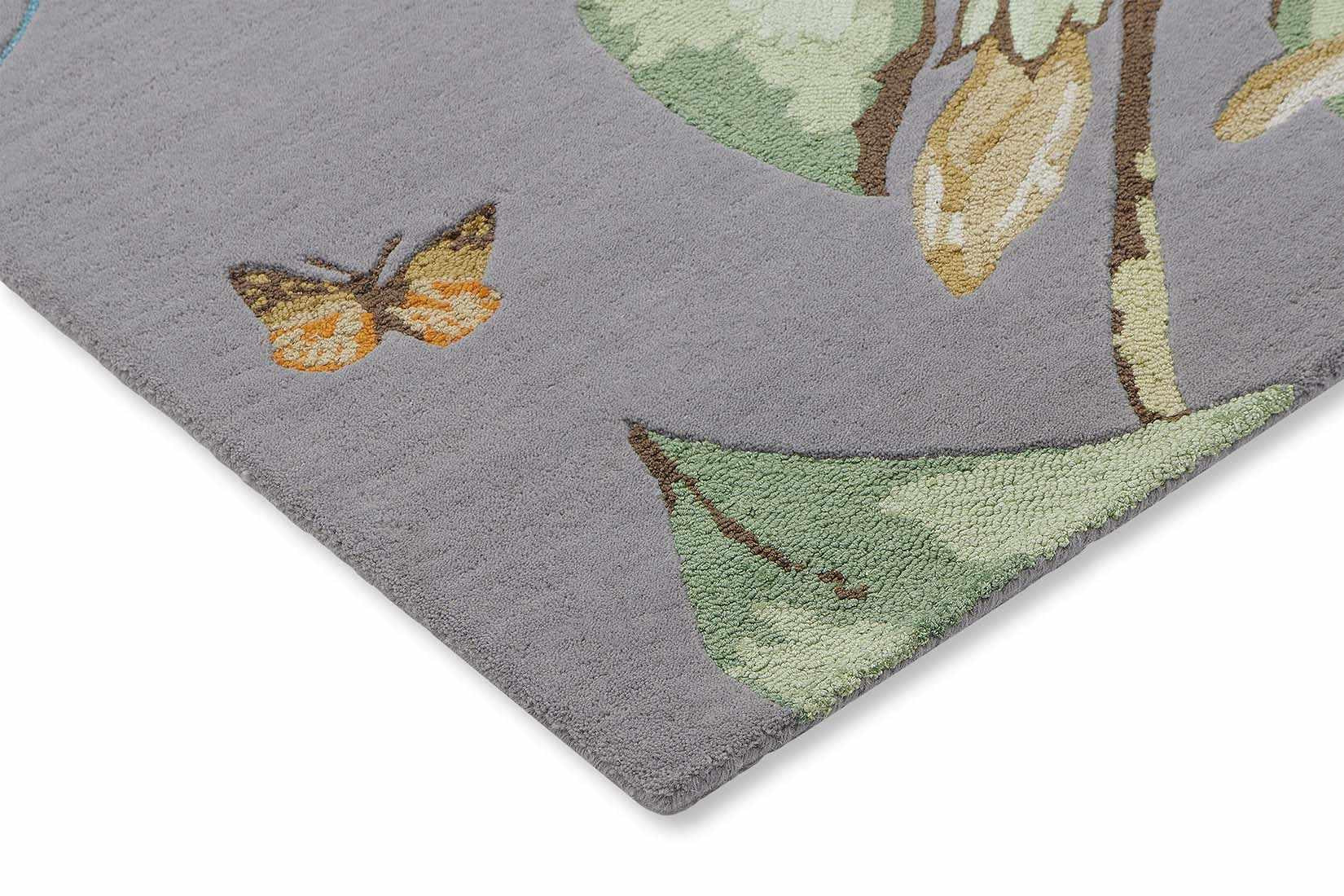 grey floral area rug