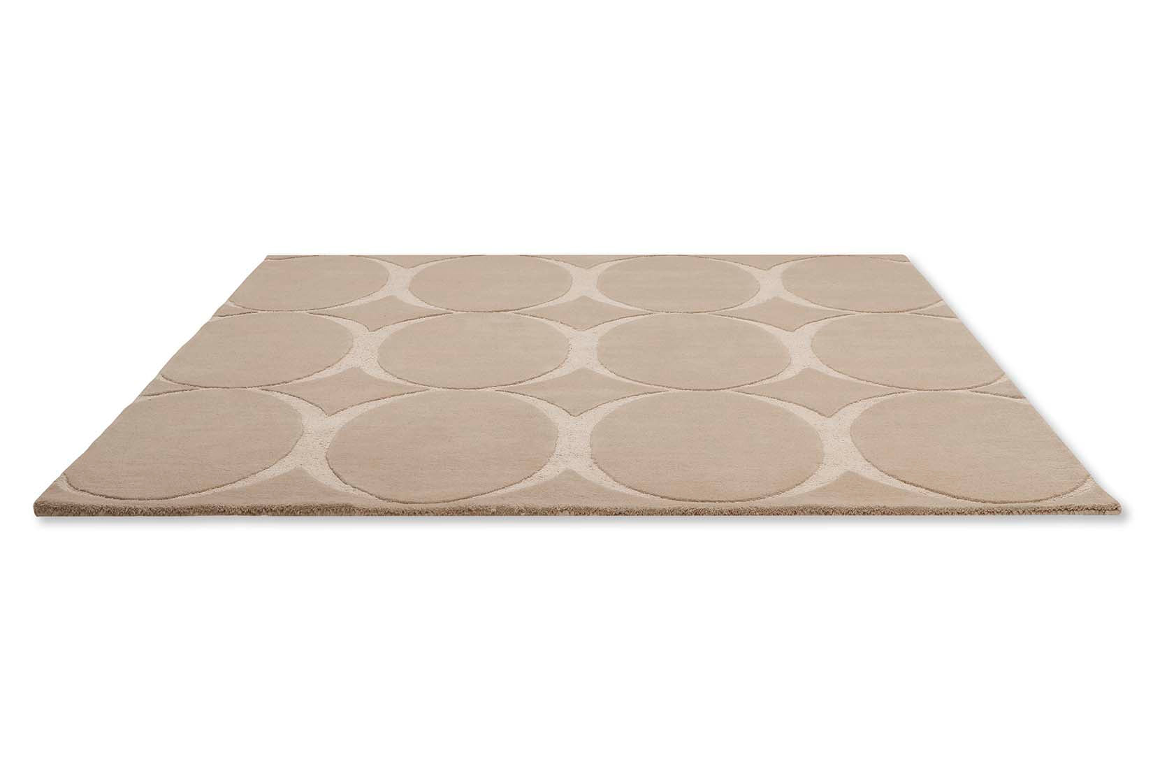 beige geometric area rug