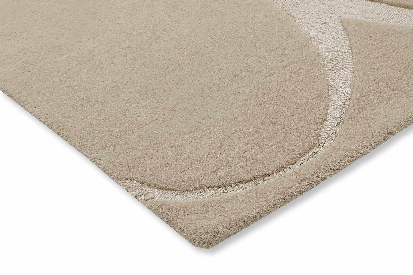 beige geometric area rug