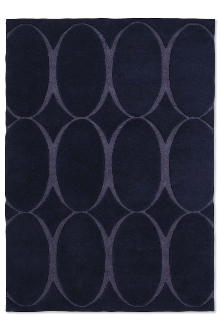 navy geometric area rug
