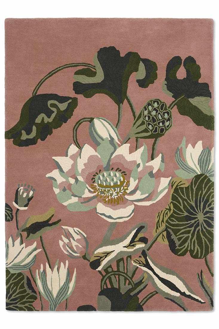 multicolour floral area rug